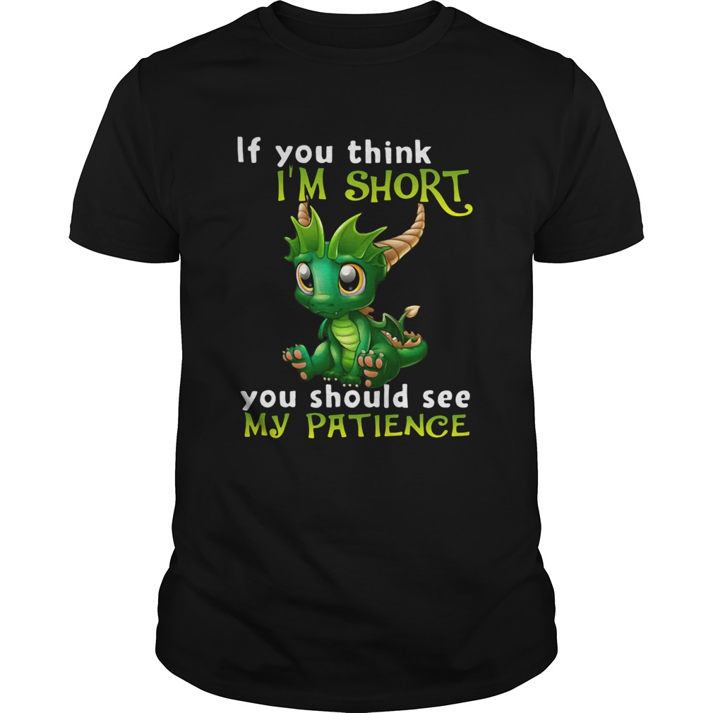 Dragon If You Think Im Short You Should See My Patience shirt
