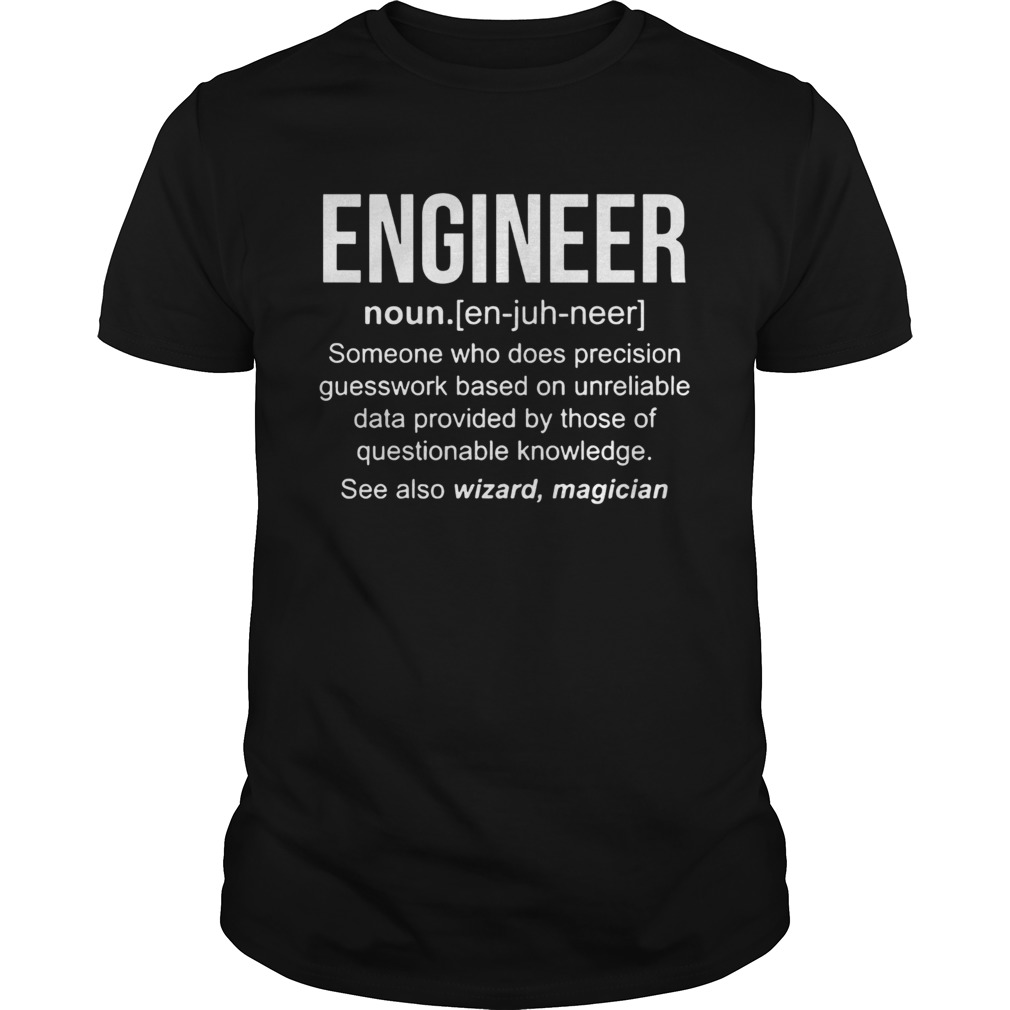 Engineer Someone Who Does Precision Guesswork Based Unisex