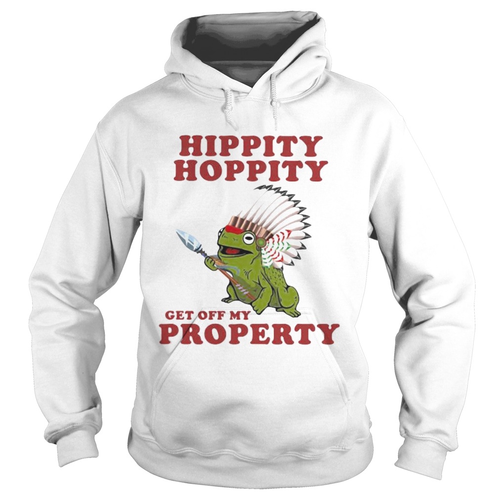 Frog Hippity Hoppity Get Off My Property Hoodie