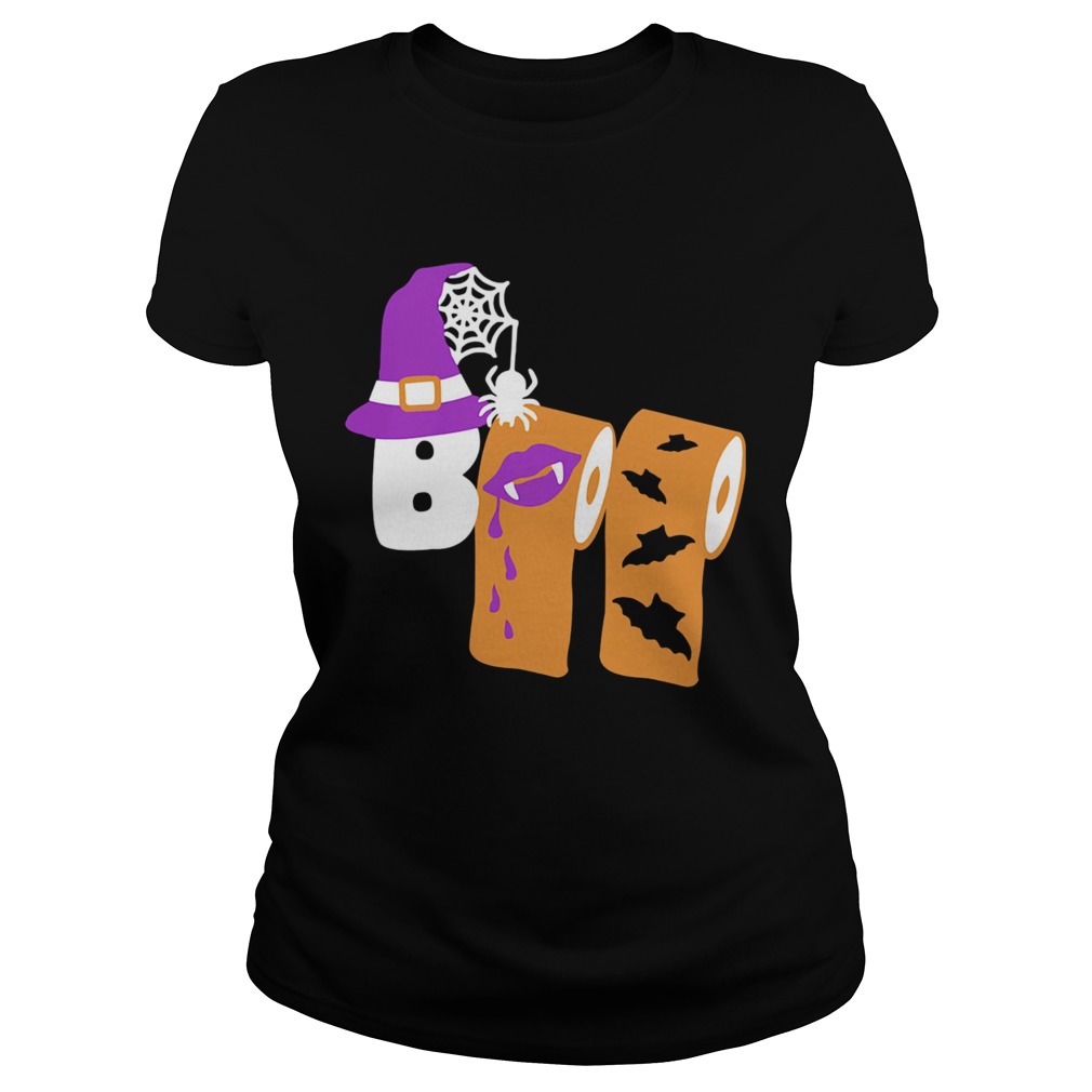 Funny Boo Witch Toilet Halloween Classic Ladies