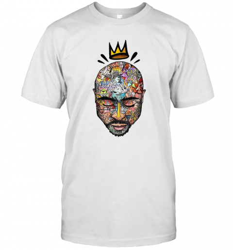 Funny Tupac Shakur Thug Life King Art T-Shirt