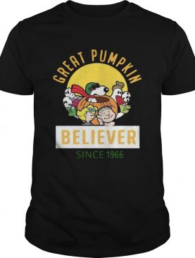 Great Pumpkin Believer Since 1966 shirt