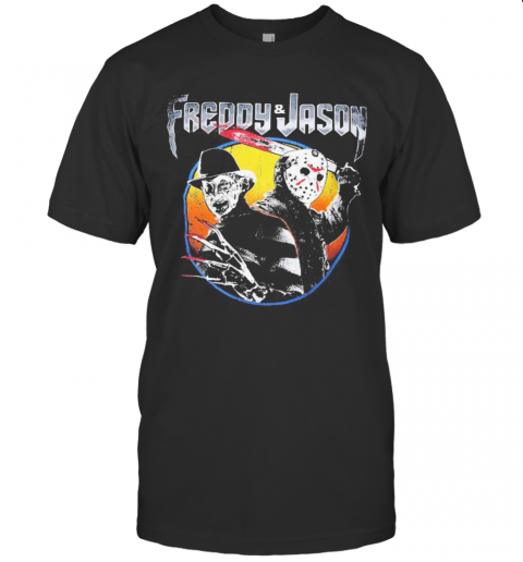 Halloween Freddy And Jason Vintage T-Shirt