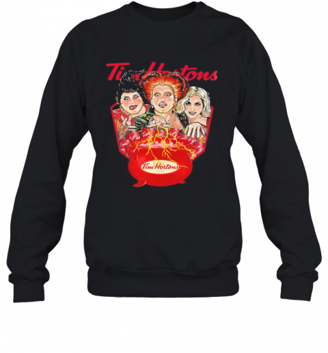 Halloween Hocus Pocus Witch Tim Hortons T-Shirt Unisex Sweatshirt
