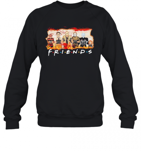 Halloween Horror Characters Friends Blood T-Shirt Unisex Sweatshirt