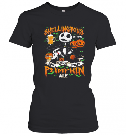 Halloween Jack Skellington Est 1993 Royal Craft Spiced Pumpkin Ale T-Shirt Classic Women's T-shirt