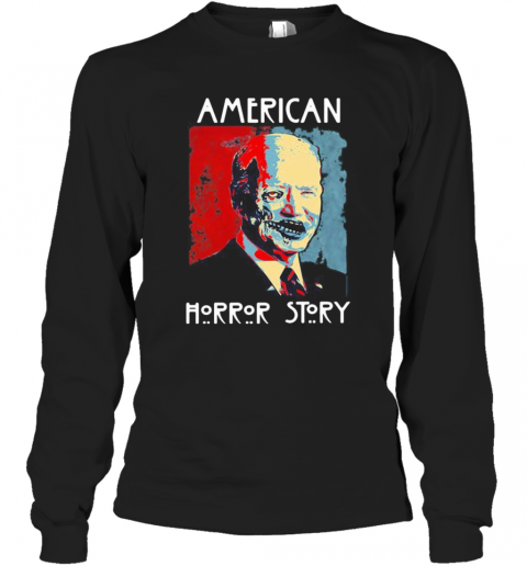 Halloween Joe Biden American Horror Story Art T-Shirt Long Sleeved T-shirt 
