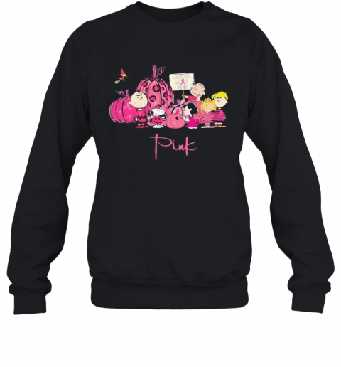 Halloween The Peanuts Warrior We'Re Pink Cancer Awareness T-Shirt Unisex Sweatshirt