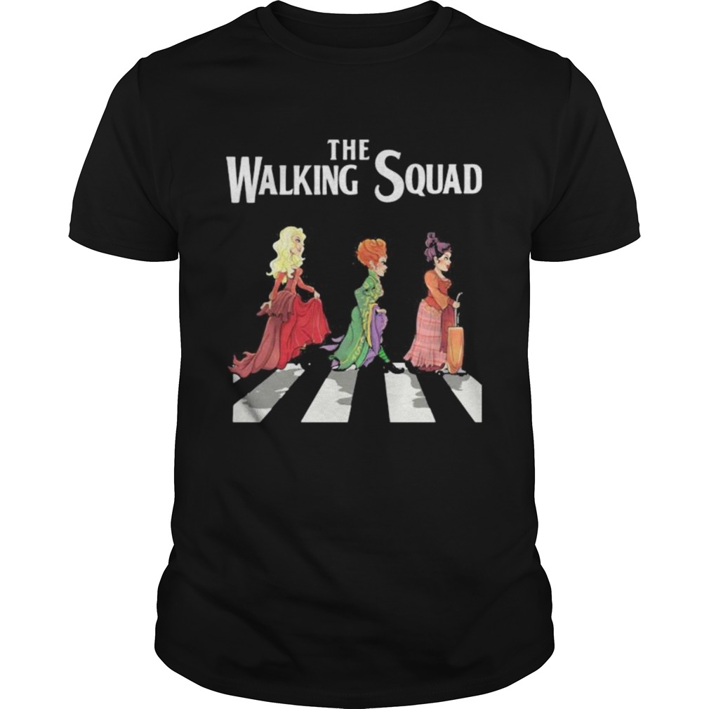Halloween the walking squad hocus pocus crossing the line shirt