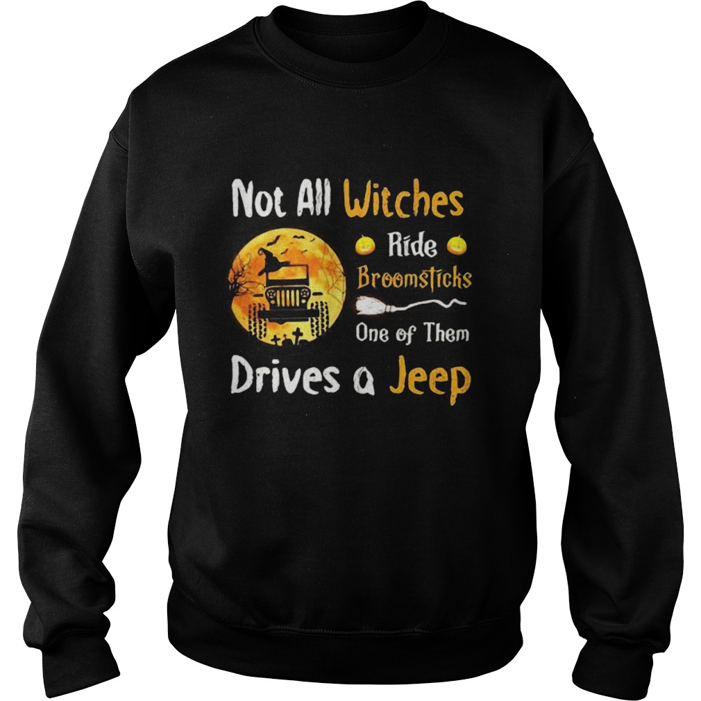 Halloween truck not all witches ride broomsticks one of them drives Sweatshirt