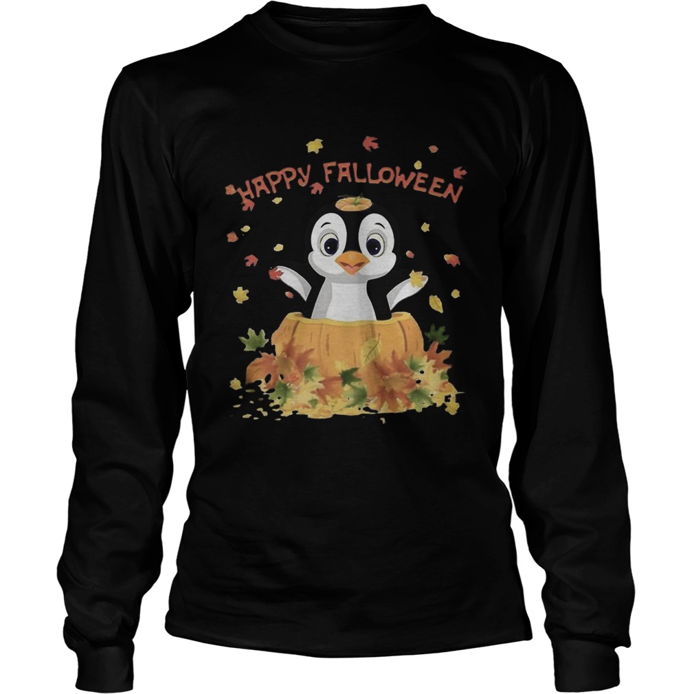 Happy Falloween Penguins Long Sleeve