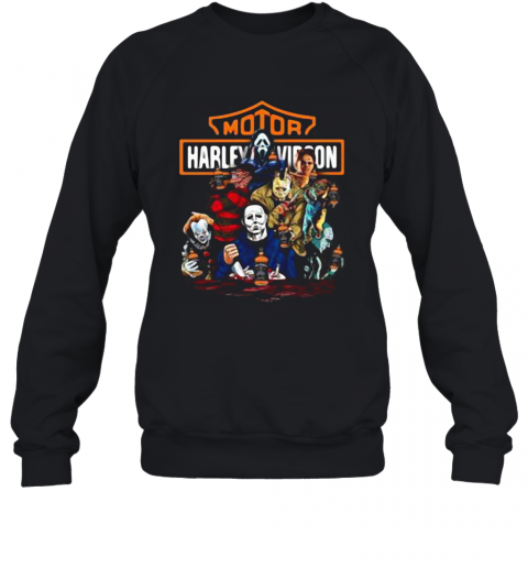 Harley Davidson Horror Film Characters Jack Daniel'S T-Shirt Unisex Sweatshirt