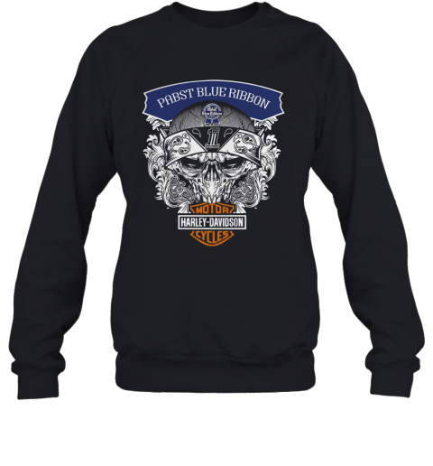 Harley Davidson Pabst Blue Ribbon T-Shirt Unisex Sweatshirt