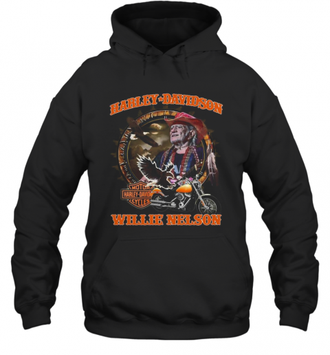 Harley Davidson Willie Nelson T-Shirt Unisex Hoodie