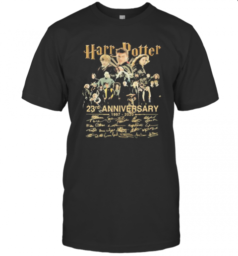 Harry Potter 23Rd Anniversary 1997 2020 Signatures T-Shirt