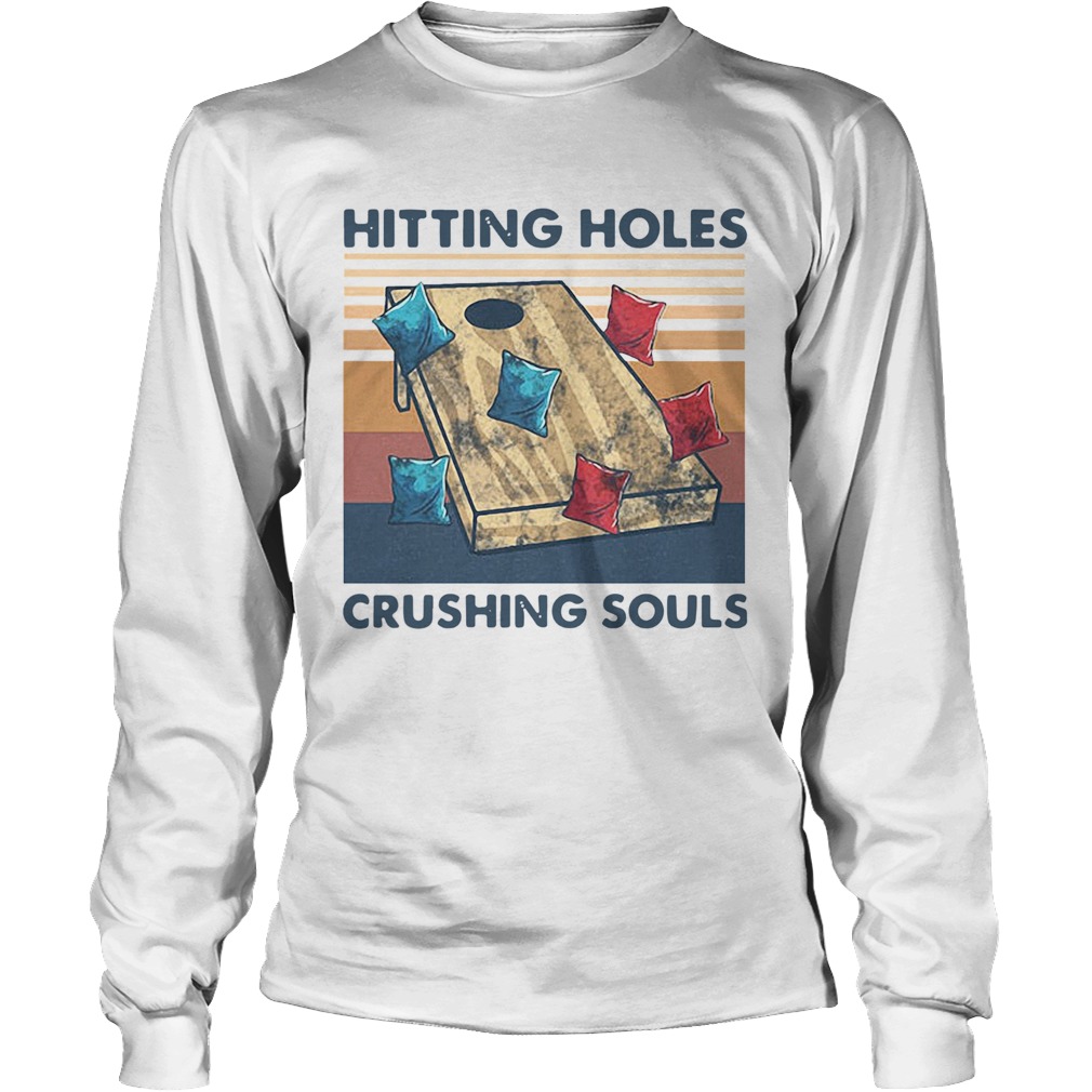 Hitting Holes Crushing Souls Vintage Long Sleeve