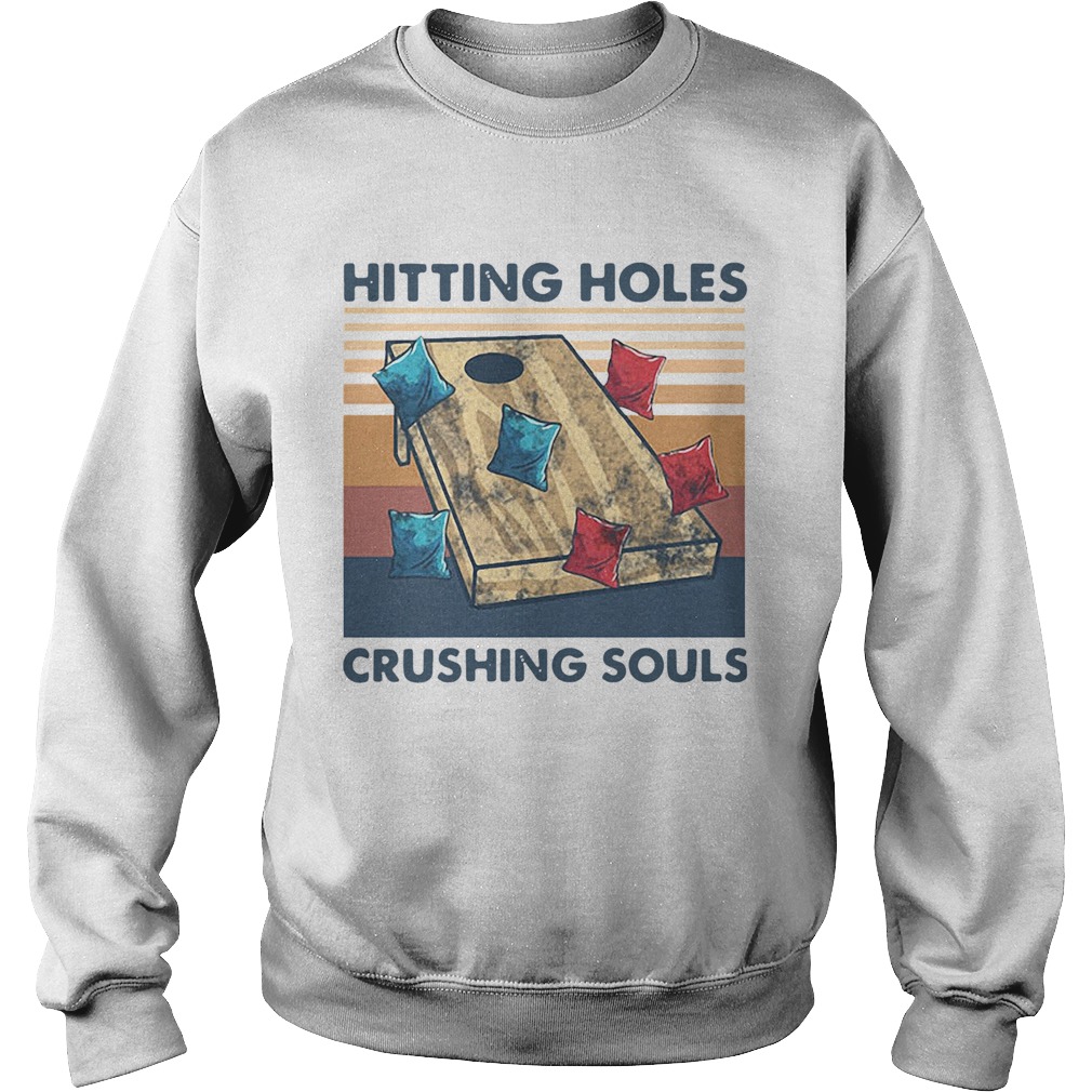 Hitting Holes Crushing Souls Vintage Sweatshirt
