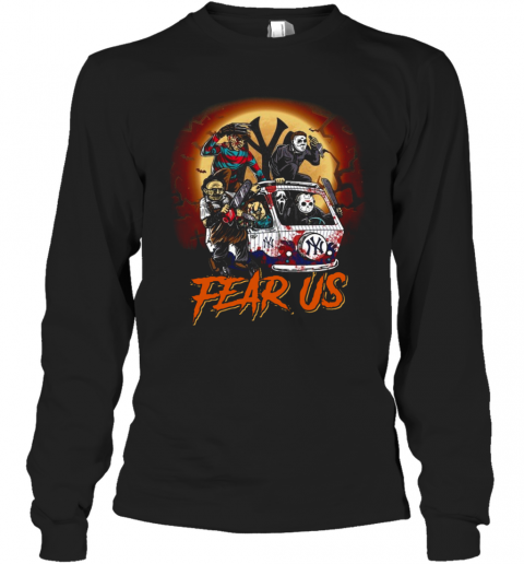 Horror Character Fear Us Halloween T-Shirt Long Sleeved T-shirt 