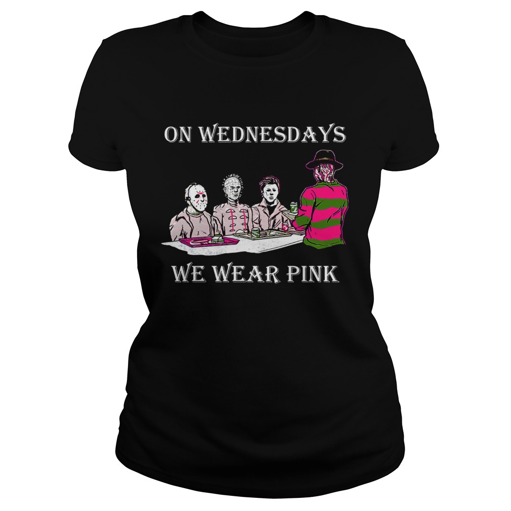 Horror Michael Myers On Wednesdays We Wear Pink Classic Ladies