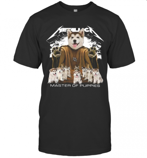 Husky Metallica Master Of Puppies T-Shirt