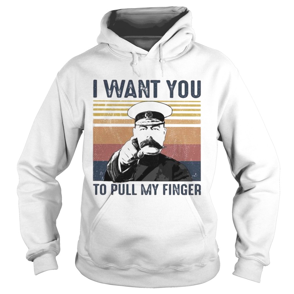 I want you to pull my finger vintage retro Hoodie