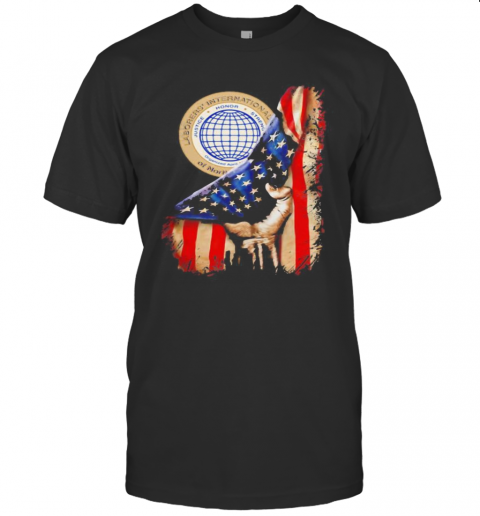 International Union Of North America American Flag Independence Day T-Shirt