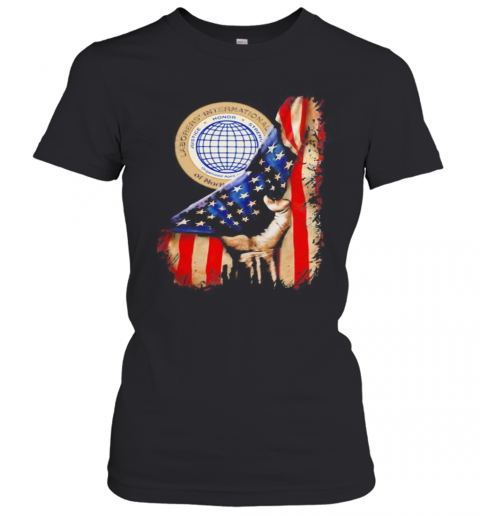International Union Of North America American Flag Independence Day T-Shirt Classic Women's T-shirt