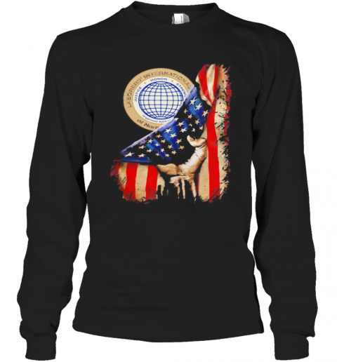 International Union Of North America American Flag Independence Day T-Shirt Long Sleeved T-shirt 