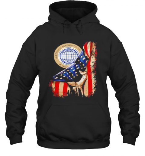 International Union Of North America American Flag Independence Day T-Shirt Unisex Hoodie