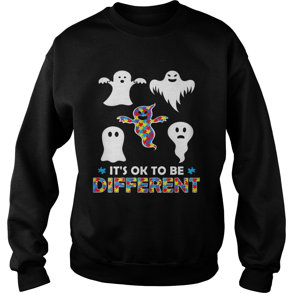 Its OK To Be Different Ghost Halloween Sweatshirt