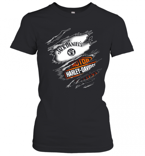 Jack Daniel'S Harley Davidson T-Shirt Classic Women's T-shirt
