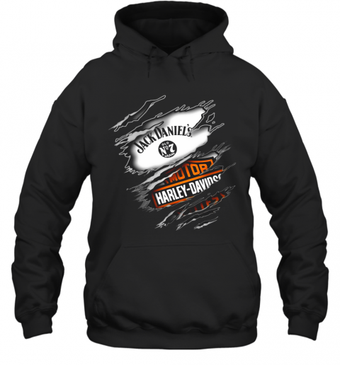 Jack Daniel'S Harley Davidson T-Shirt Unisex Hoodie