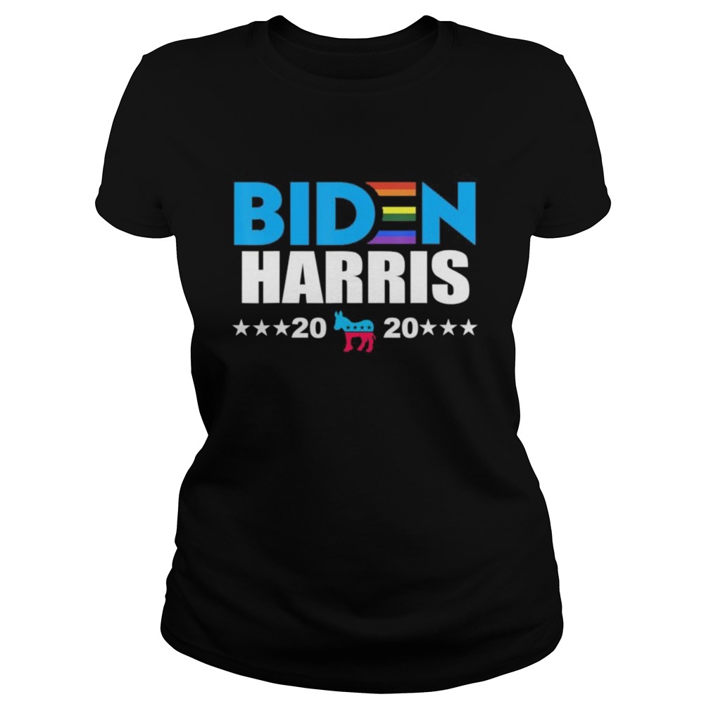 Joe Biden 2020 Biden Harris Rainbow Gay Pride LGBT Classic Ladies