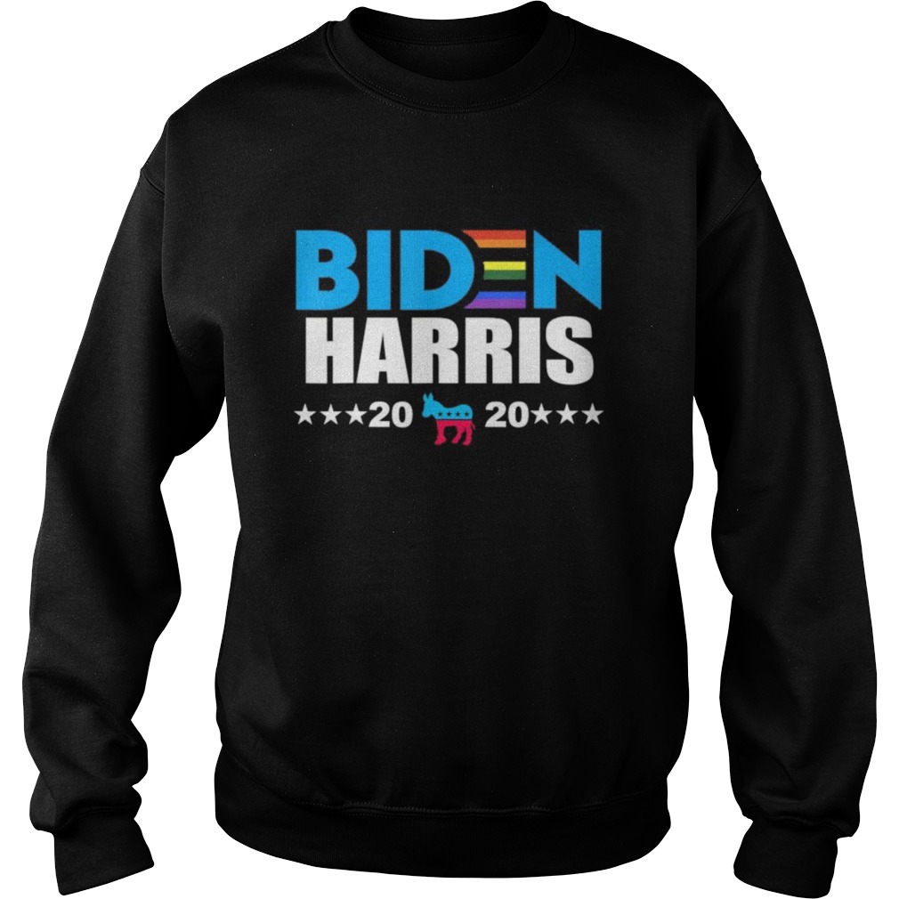 Joe Biden 2020 Biden Harris Rainbow Gay Pride LGBT Sweatshirt