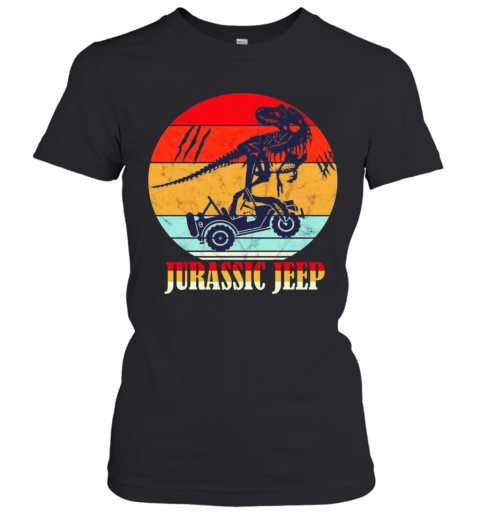 Jurassic Jeep Vintage Halloween T-Shirt Classic Women's T-shirt