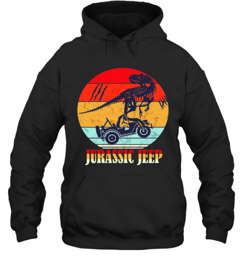 Jurassic Jeep Vintage Halloween T-Shirt Unisex Hoodie