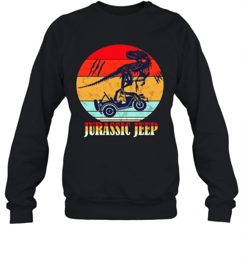 Jurassic Jeep Vintage Halloween T-Shirt Unisex Sweatshirt
