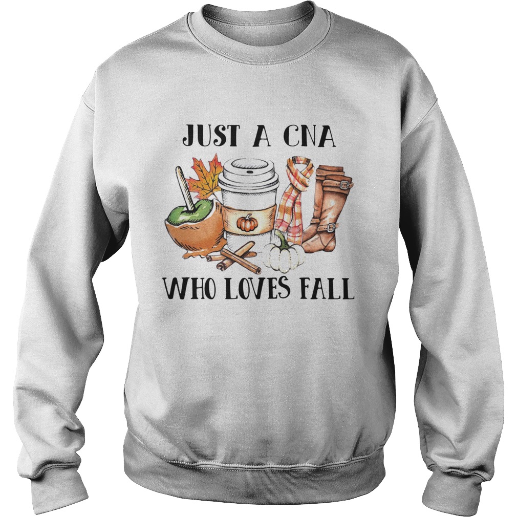 Just A CNA Who Loves Fall Halloween Sweatshirt