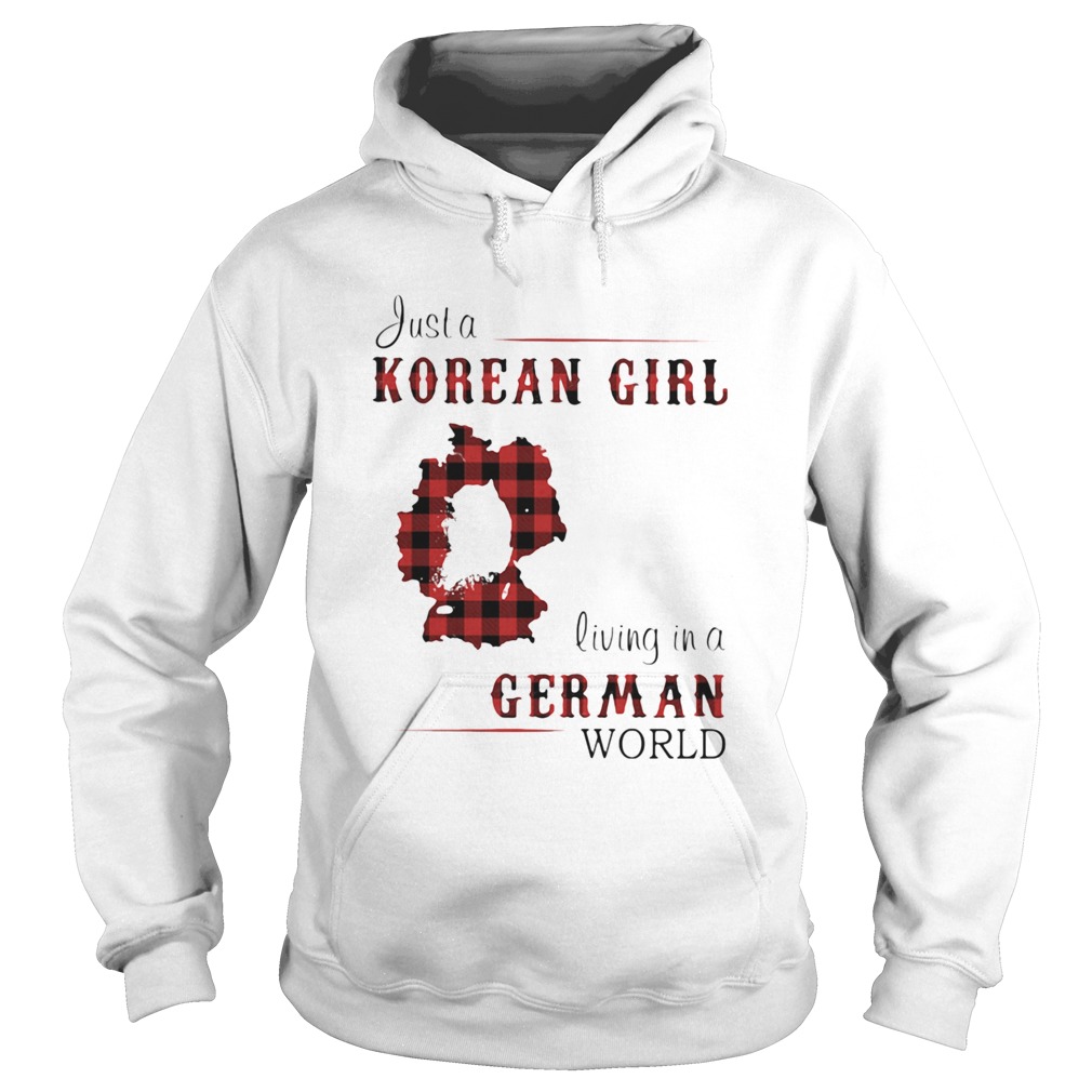 Just A Korean Girl Living In A German World Hoodie