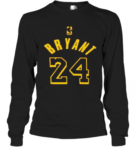 Kobe Bryant 24 Nba Basketball Player T-Shirt Long Sleeved T-shirt 
