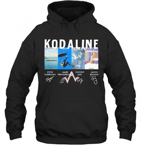 Kodaline Band Members Signatures T-Shirt Unisex Hoodie