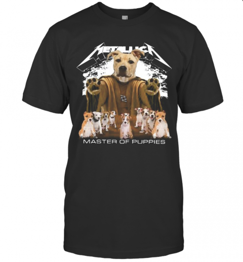 Labrador Metallica Master Of Puppies T-Shirt