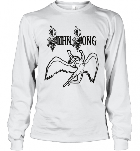 Led Zeppelin Band Swan Song T-Shirt Long Sleeved T-shirt 