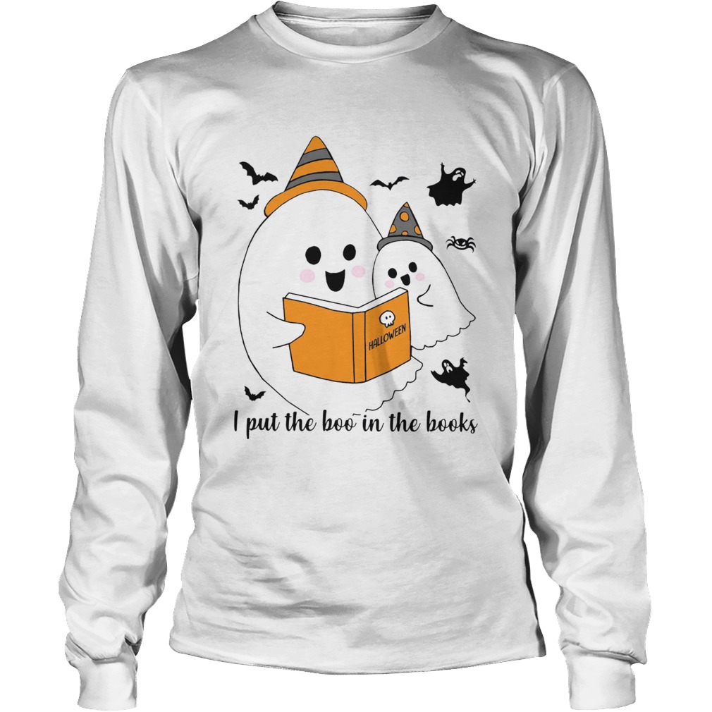 Librarian I Put The Boo In The Book Halloween Long Sleeve