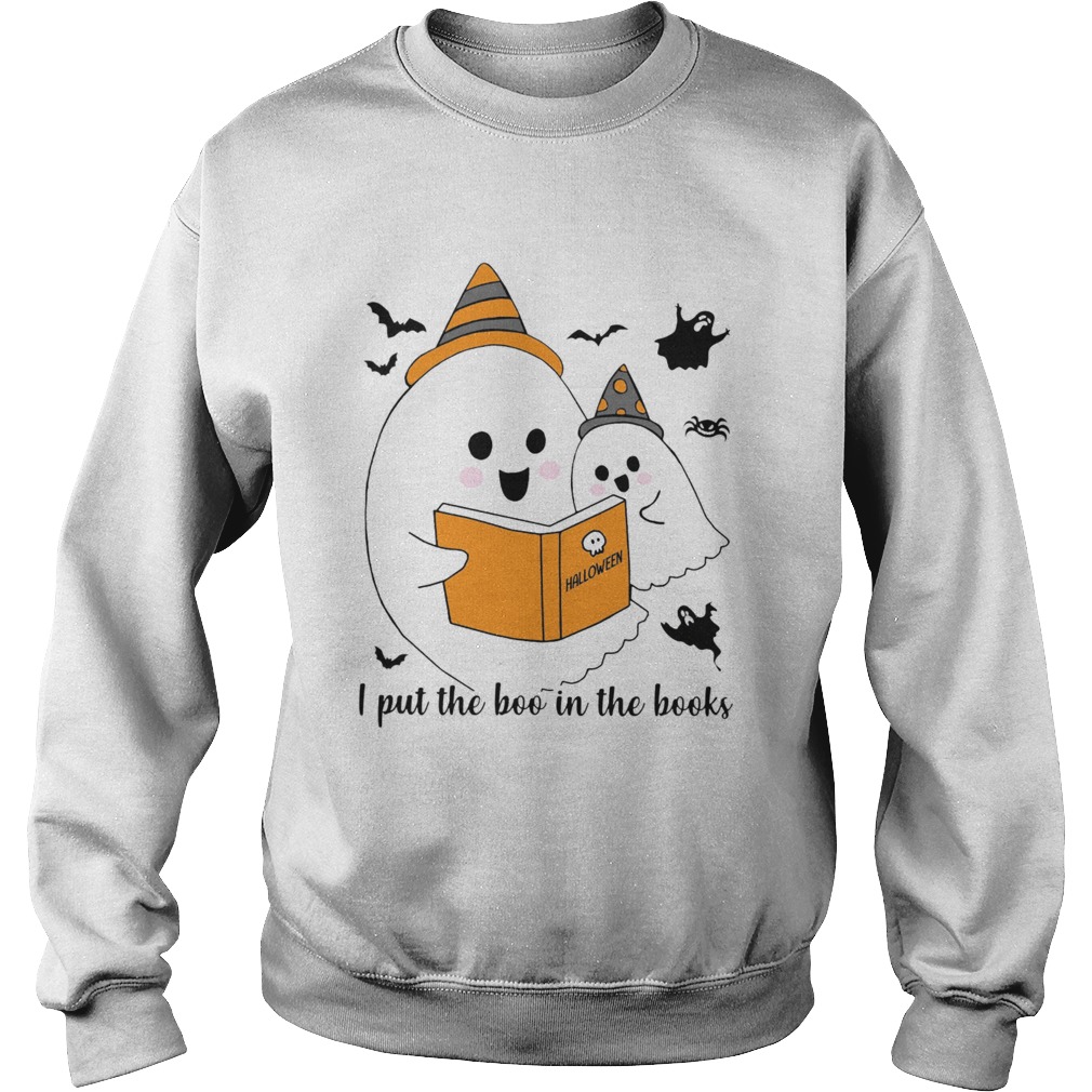Librarian I Put The Boo In The Book Halloween Sweatshirt