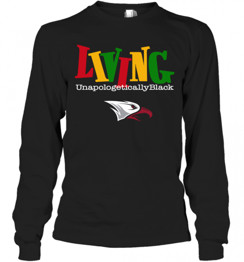 Living Unapologetically Black NNCU Eagles T-Shirt Long Sleeved T-shirt 