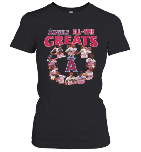 Los Angeles Angels All Time Greats Signatures T-Shirt Classic Women's T-shirt