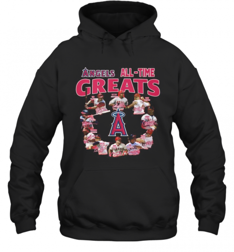 Los Angeles Angels All Time Greats Signatures T-Shirt Unisex Hoodie