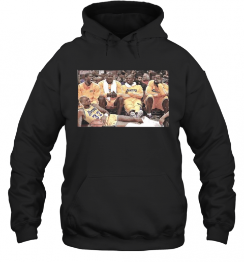 Los Angeles Lakers Basketball Team Picture T-Shirt Unisex Hoodie