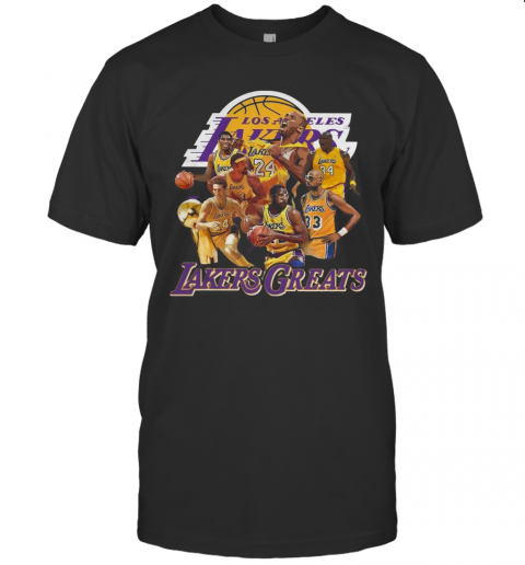 Los Angeles Lakers Greats Basketball T-Shirt